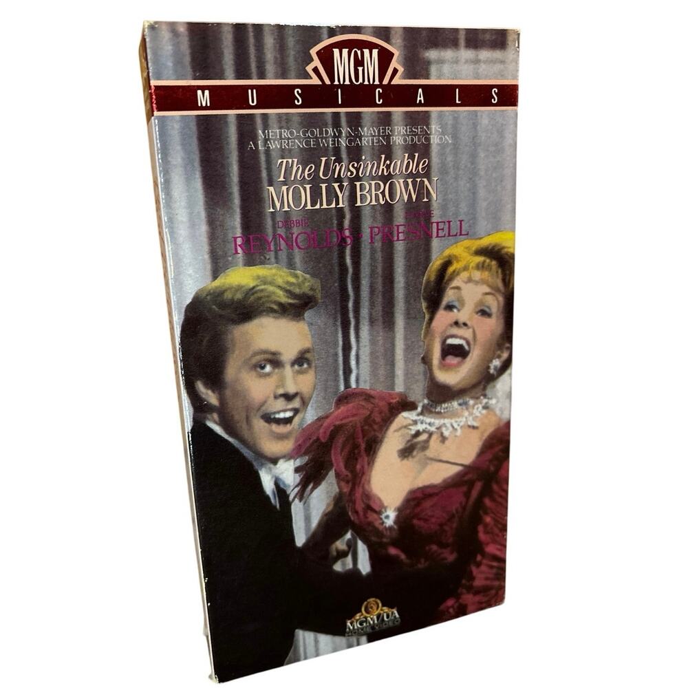 The Unsinkable Molly Brown VHS 1964 MGM Musical Debbie Reynolds Harve Presnell